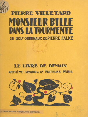 cover image of Monsieur Bille dans la tourmente